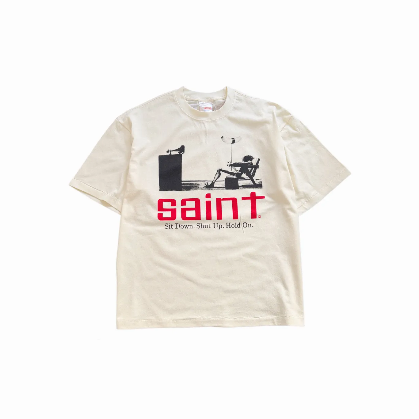 ❥8042#P116 Saint Mxxxxxx new "Sketch Figure" is made of pure cotton fabric 280g Process: Direct Inkjet Printing Size: (S-M-L-XL) Color: Beige
